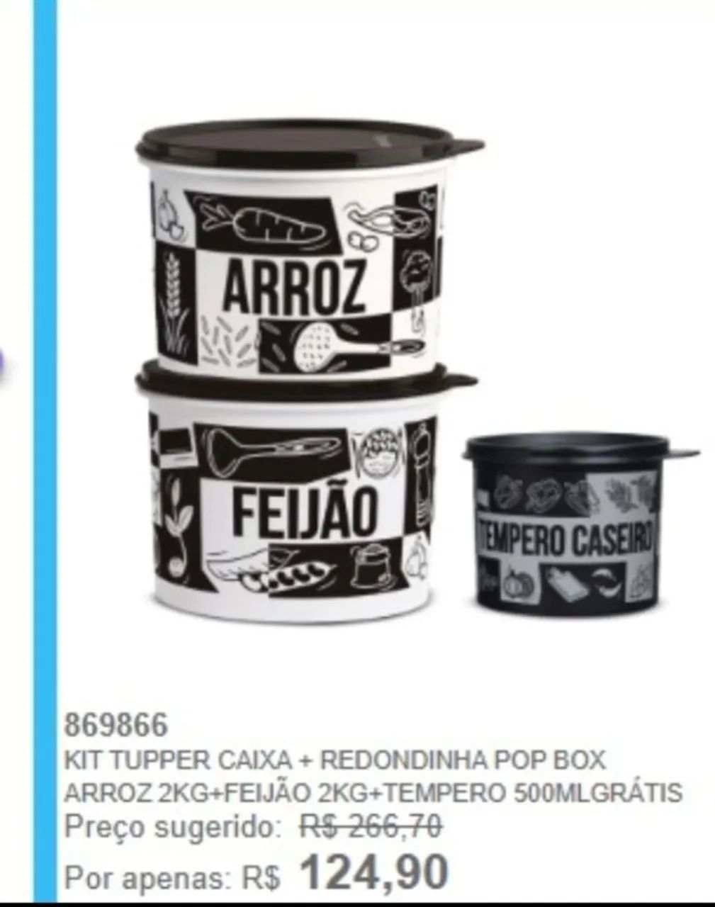 Kit tupperware