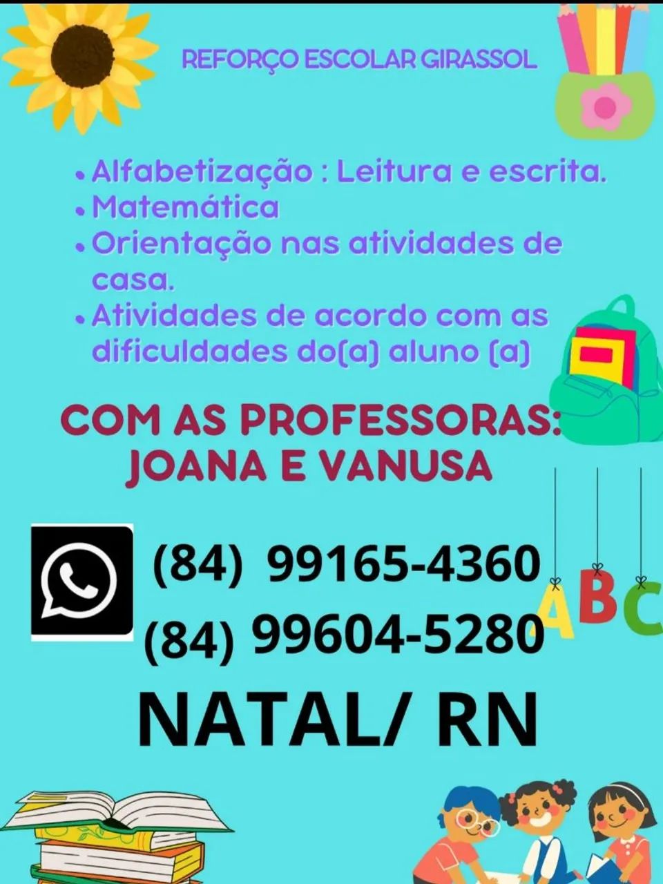 Reforço Escolar Girassol - Aulas Particulares e Acompanhamento Escolar - Foto 4