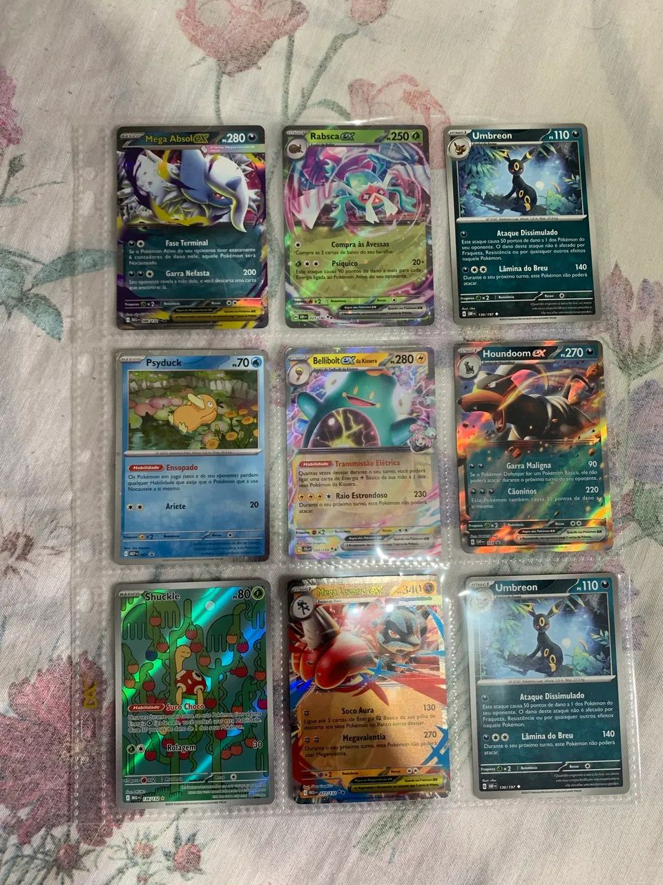  Cartas de Pokémon 