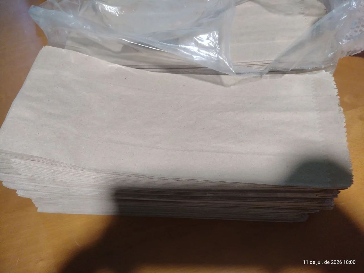 Saco kraft para salgados (200 unidades) - Foto 2