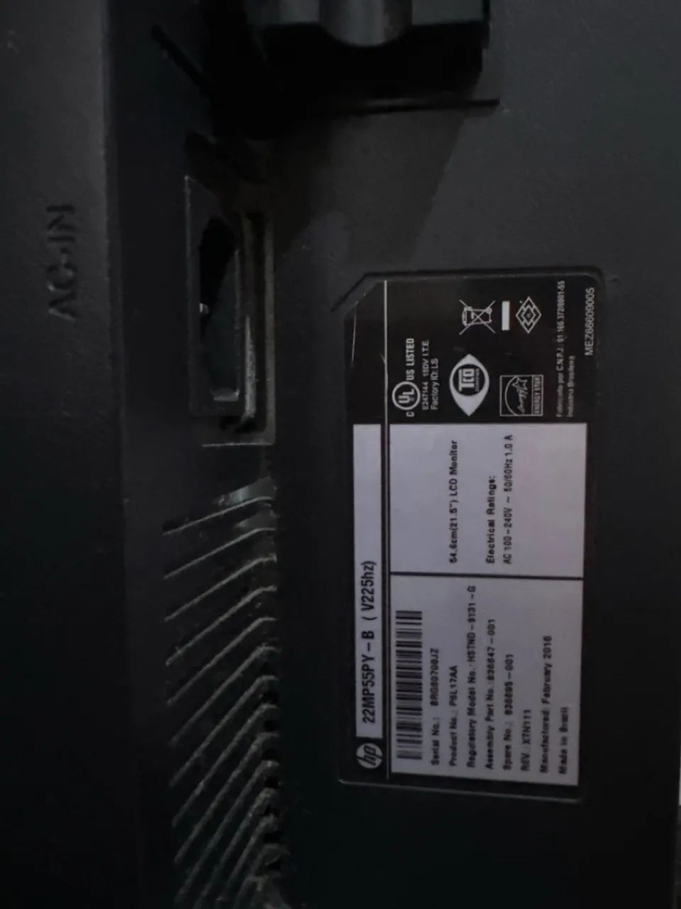 Monitor Hp V225hz - Foto 4