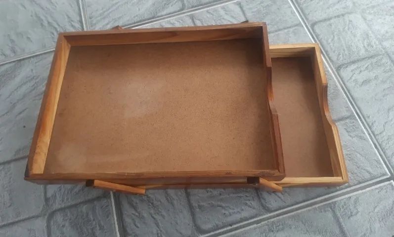 Porta-documentos antigo de mesa antiguidade - Foto 4