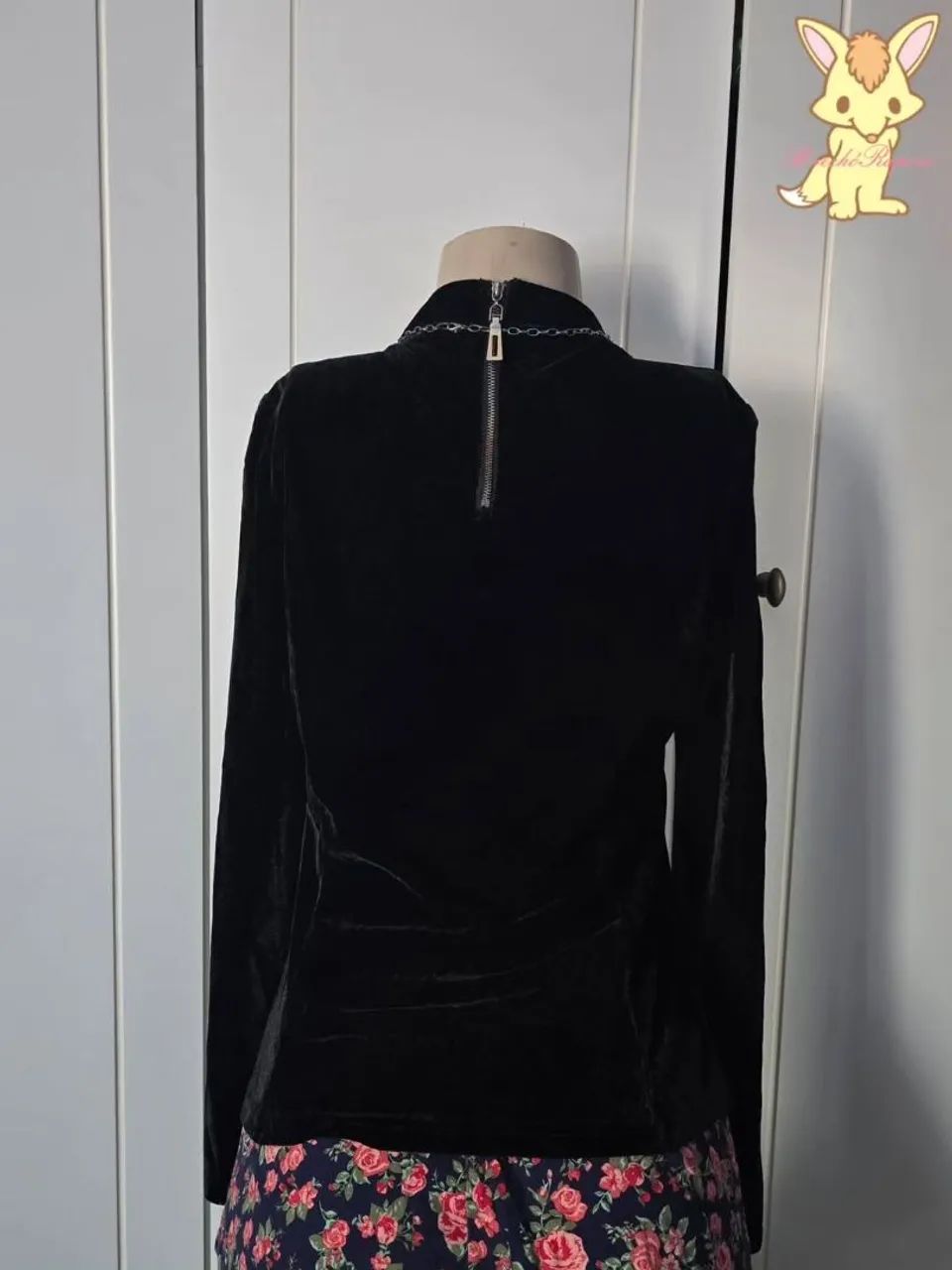 Blusa veludo alt - Foto 2