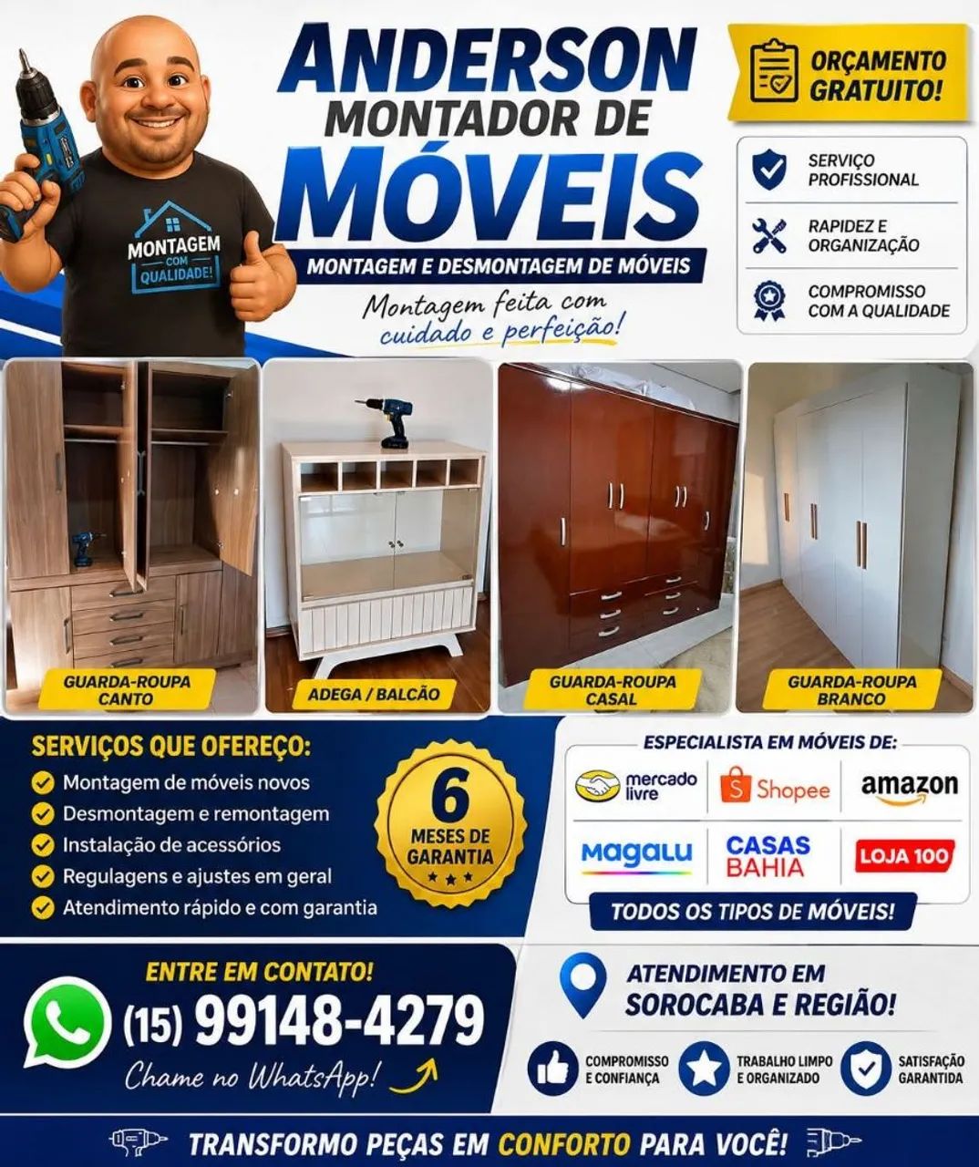 MONTADOR DE MOVEIS NO GERAL