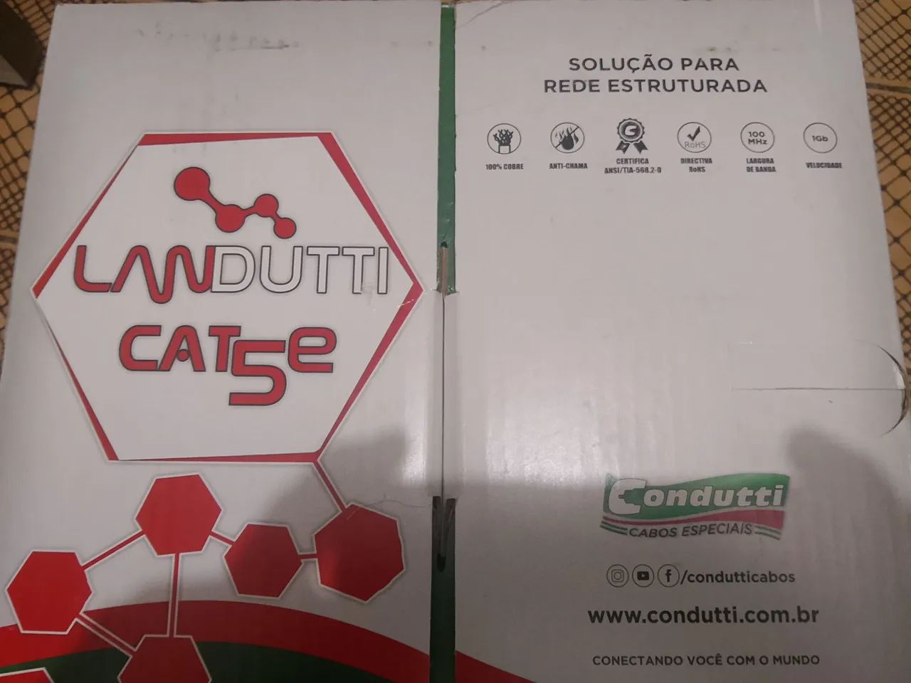 Cabo de rede CAT 5e Landutti