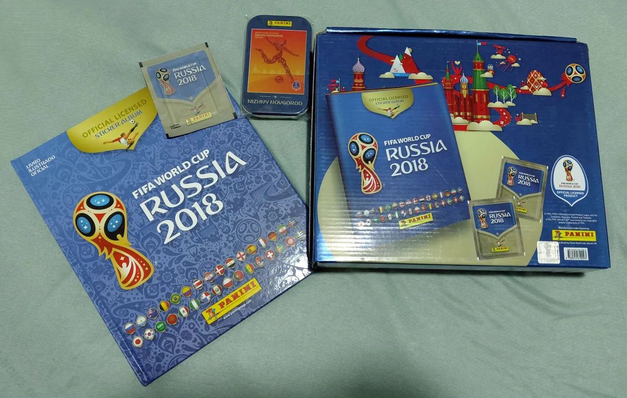 Maleta + Álbum Copa do Mundo 2018