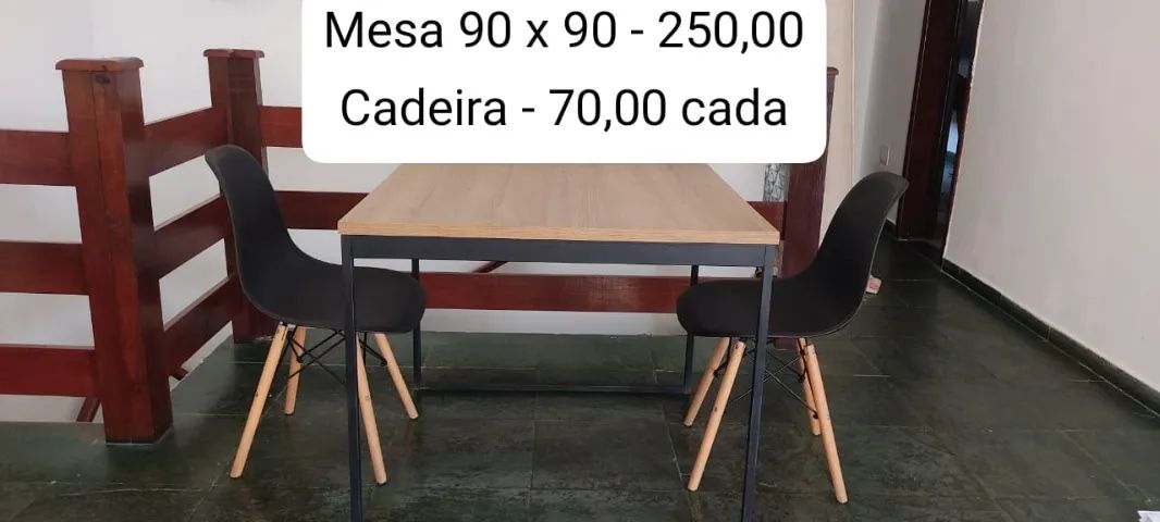 Mesa de jantar 90x90 - Foto 4