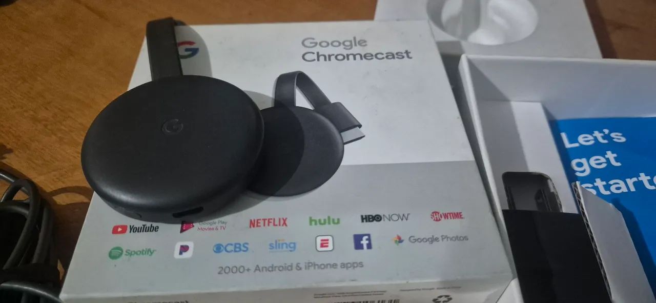 Chromecast 3° Geração Usado na caixa completo!