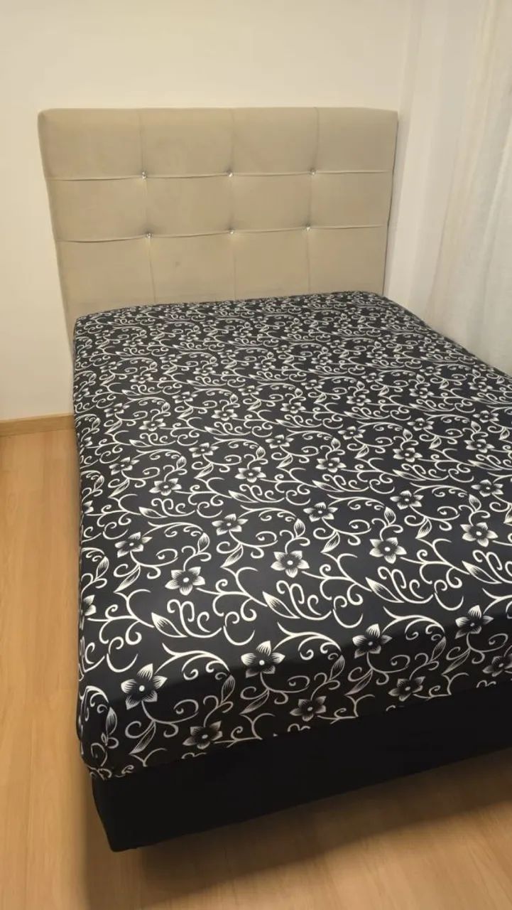 Vendo cama box casal nova 