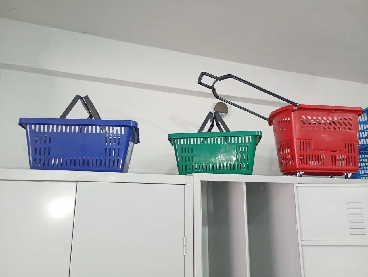 Cestas de mercado plásticas novas promoção!!! ZAP *