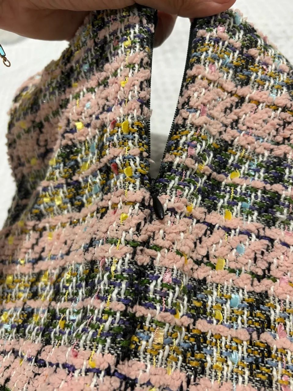  ? Vestido rosa com saia rodada e babado  - Foto 4