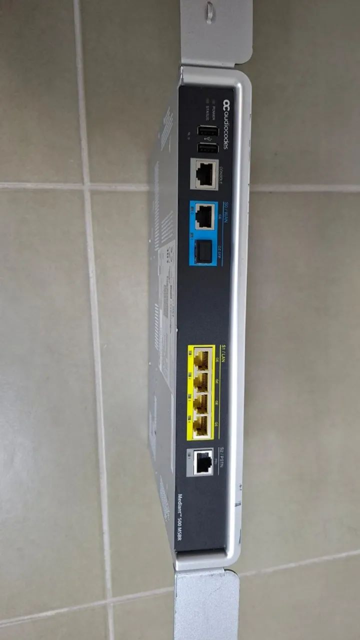 Roteador Gateway Empresarial Audiocodes Mediant 500 Msbr - Foto 3
