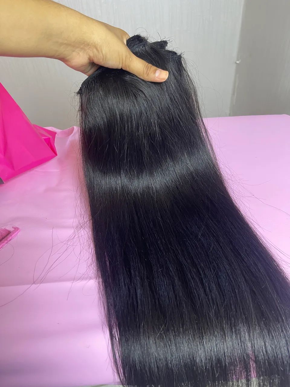 Cabelo humano 60 cm 200  gramas - Foto 5