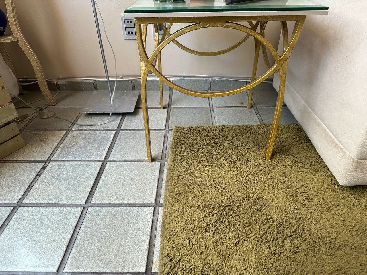 Kit mesa de canto ferro . Lindas e bem conservadas  - Foto 3