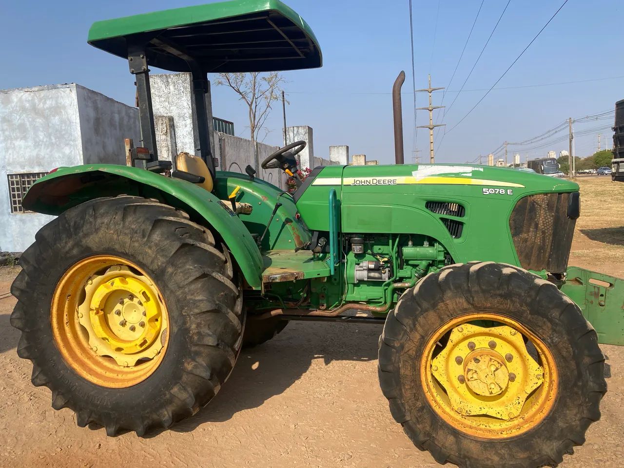 Trator john Deere 5078e - Foto 4