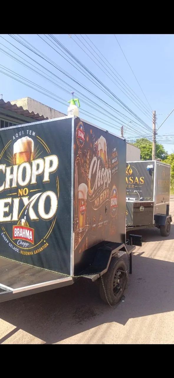 Carretinha chopeira 1.5×1.5mts