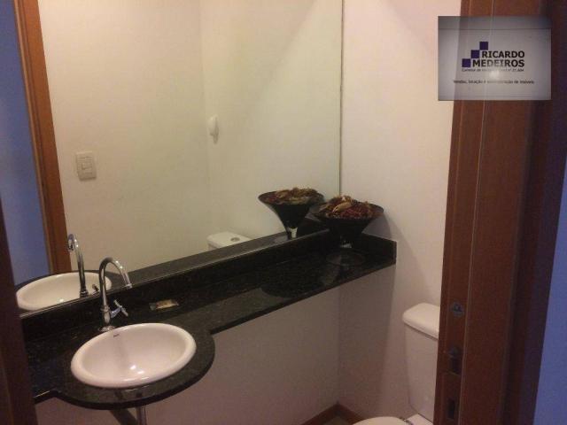 Apartamento de 82m², com 2 suítes, loteamento aquarius - Foto 3