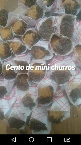 100 mini churros por R$30,00