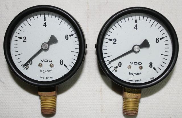 Manômetro 0 a 8 kg/cm²