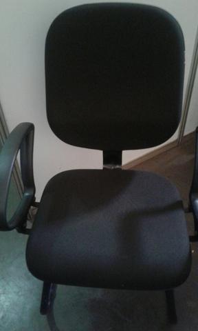 Cadeiras de escritório direto fixa cor preto - Foto 2