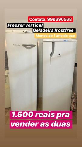 Vendo uma geladeira e um Freezer