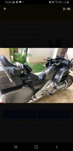 HONDA GOLD WING 1800 2010 COM SINAL DE 3.500,00 + PARCELAS