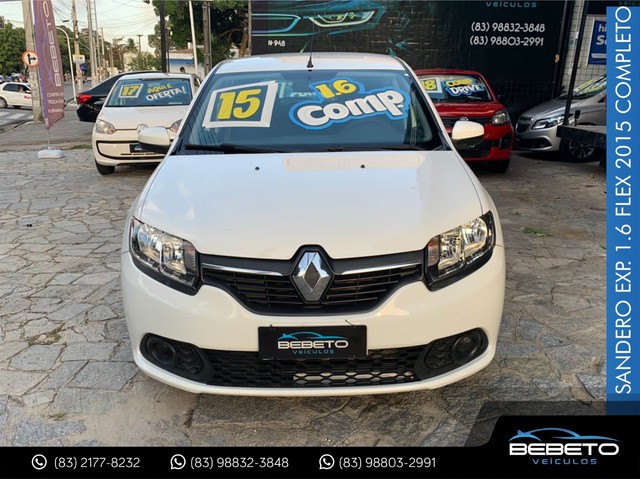 SANDERO EXPRESSION 1.6 FLEX 2015 COMPLETO