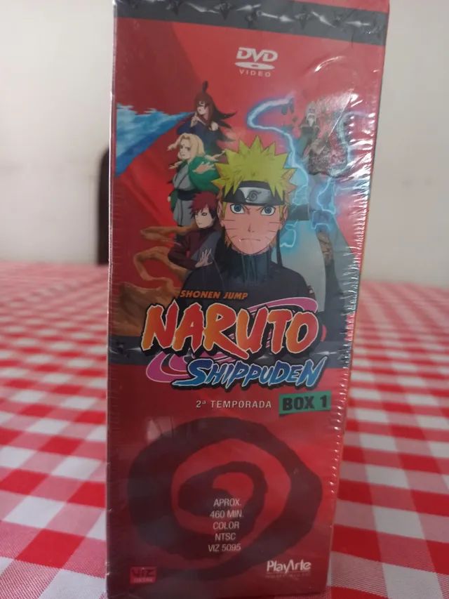 Naruto Shippuden 2ª Temporada Box 2 - 5 Dvds Lacrado