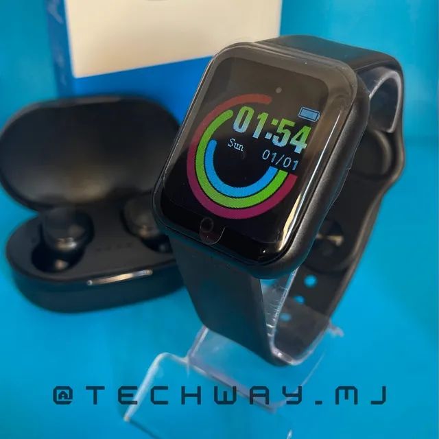 Relógio Inteligente Bluetooth 4.0 Smartwatch D20 1.3 150mAh