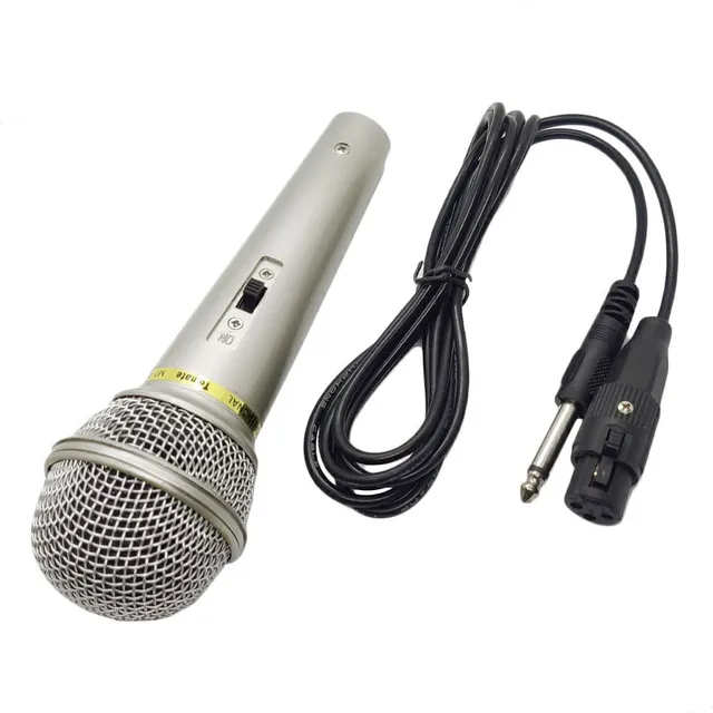 Microfone Dinâmico com Fio para igreja Palestras Karaoke