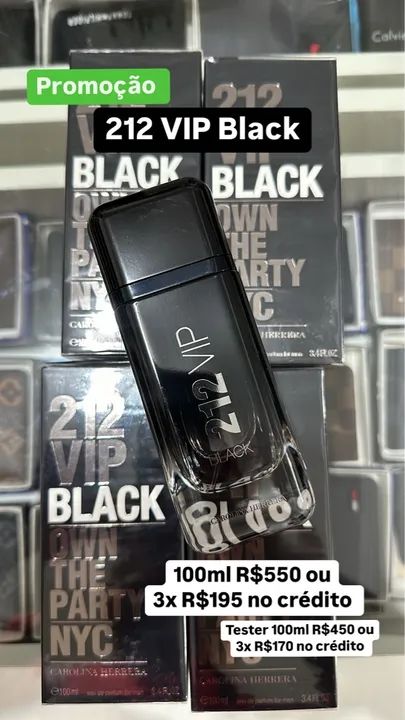 212 VIP Black 100ml lacrado *PROMOCAO*