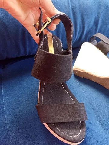 Sandália Plataforma moleca Tam 36