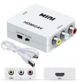 CONVERSOR HDMI 1080P PARA AV RCA áudio e vídeo - Foto 2