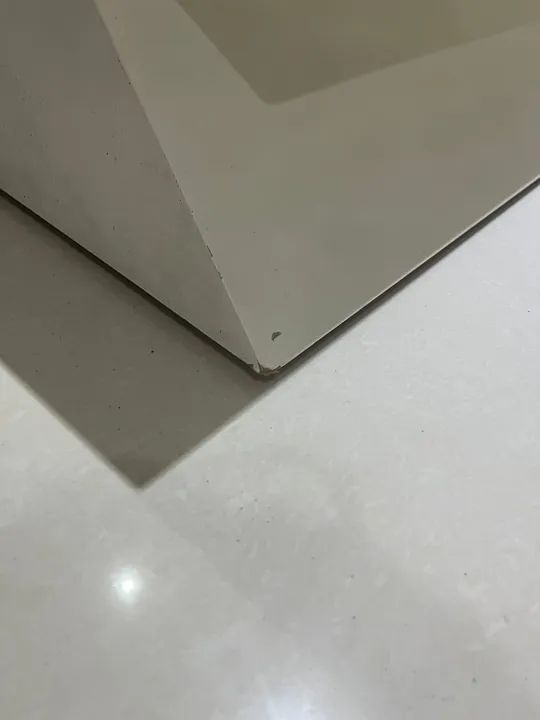 Mesa de Centro em Vidro e Laca branca - Foto 4