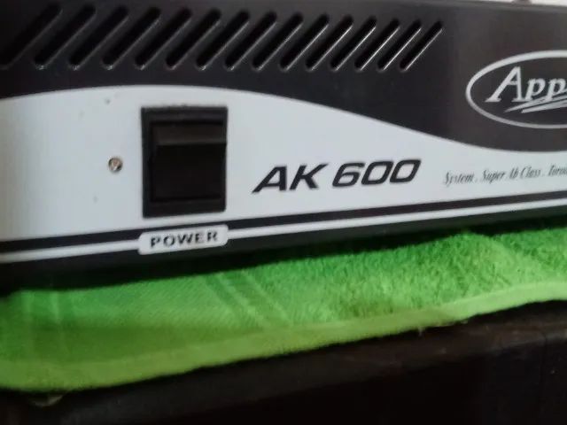 Amplificador  ak 600 // appotek ( 110//220w) com seletor de voltagem - Foto 2