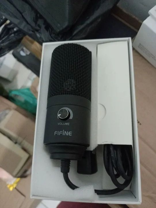 Microfone Fifine Condensador USB para Streaming e Gravação