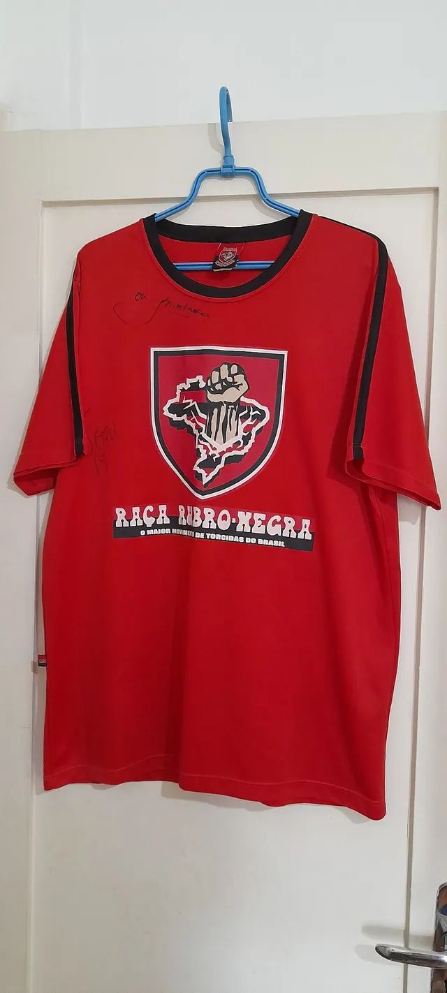 Camiseta de time Flamengo raça rubro negra masculina