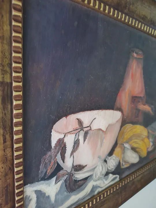 Quadro pintura óleo assinado Marques  - Foto 2