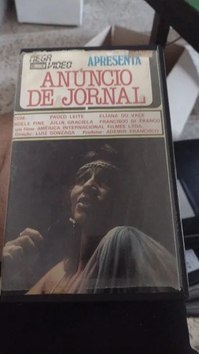 VHS Anúncio de Jornal Raridade 