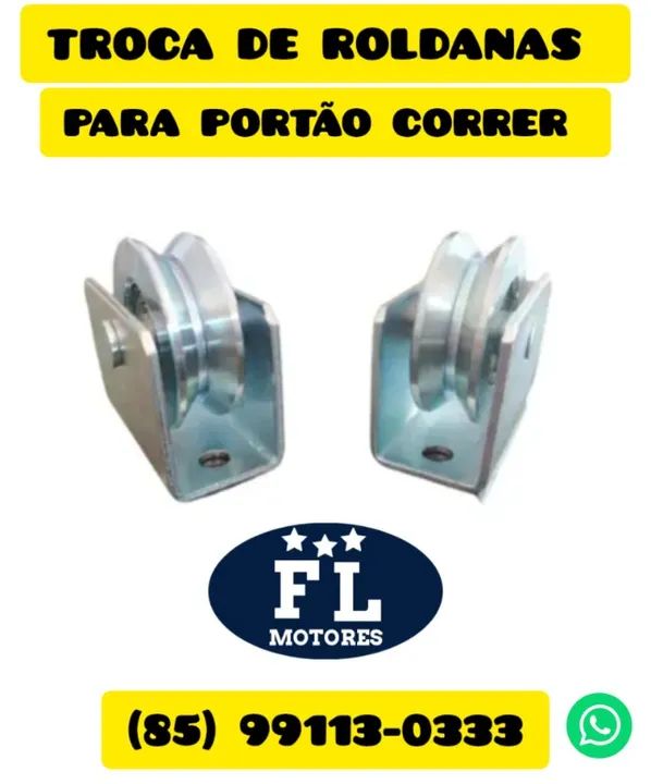 Roldanas para portão de correr