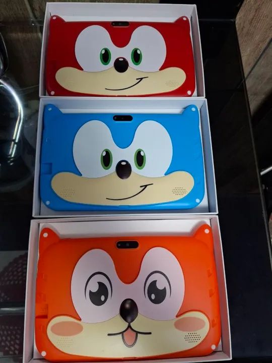 Tablets infantis Sonic - Diversas cores