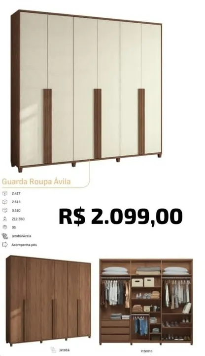 Guarda Roupa Avila