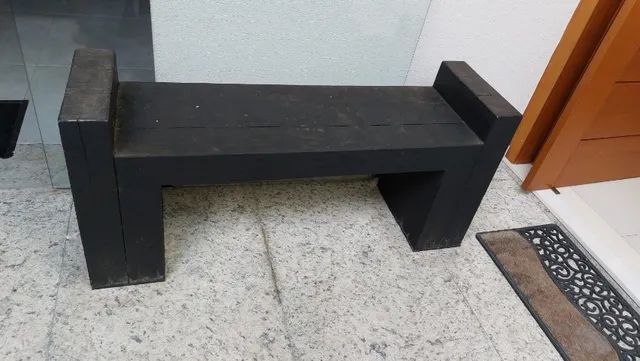 Vendo banco de madeira maciça - Foto 2