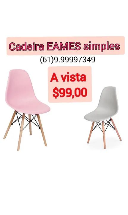Cadeira EAMES simples 