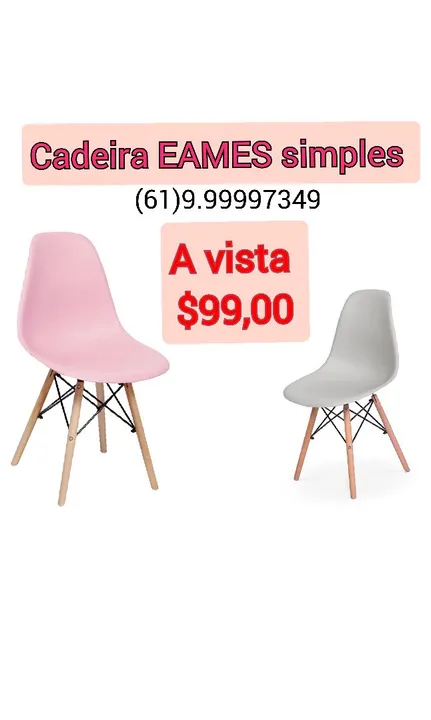 Cadeira EAMES simples