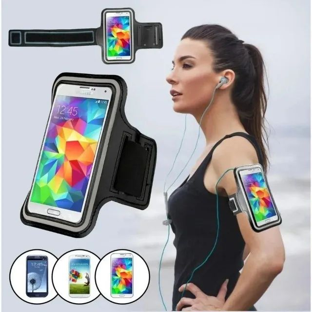 Capa De Braço Suporte Braçadeira De Celular - Novo - Foto 2