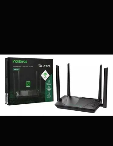 Roteador Wi-fi 6 Gigabit Dual Band Mesh 4 Antenas Intelbras W6 1500