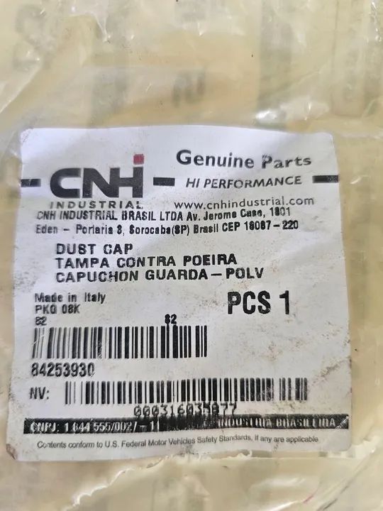 Trator New holand case guarda pó válvula hidraulica original * - Foto 5