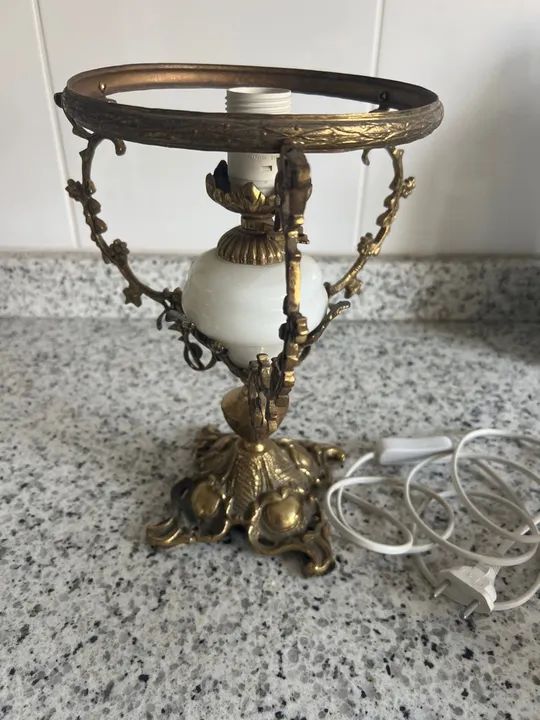 Abajur de bronze 