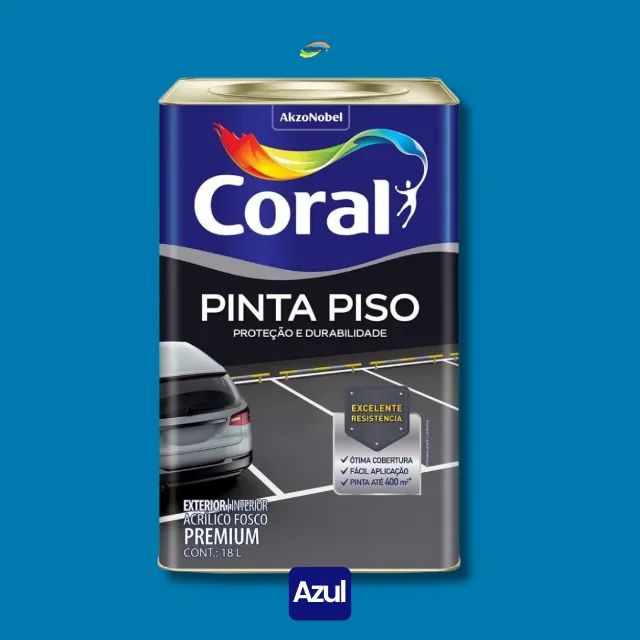 Tinta Pinta Piso Coral Premium 18L  - Foto 4